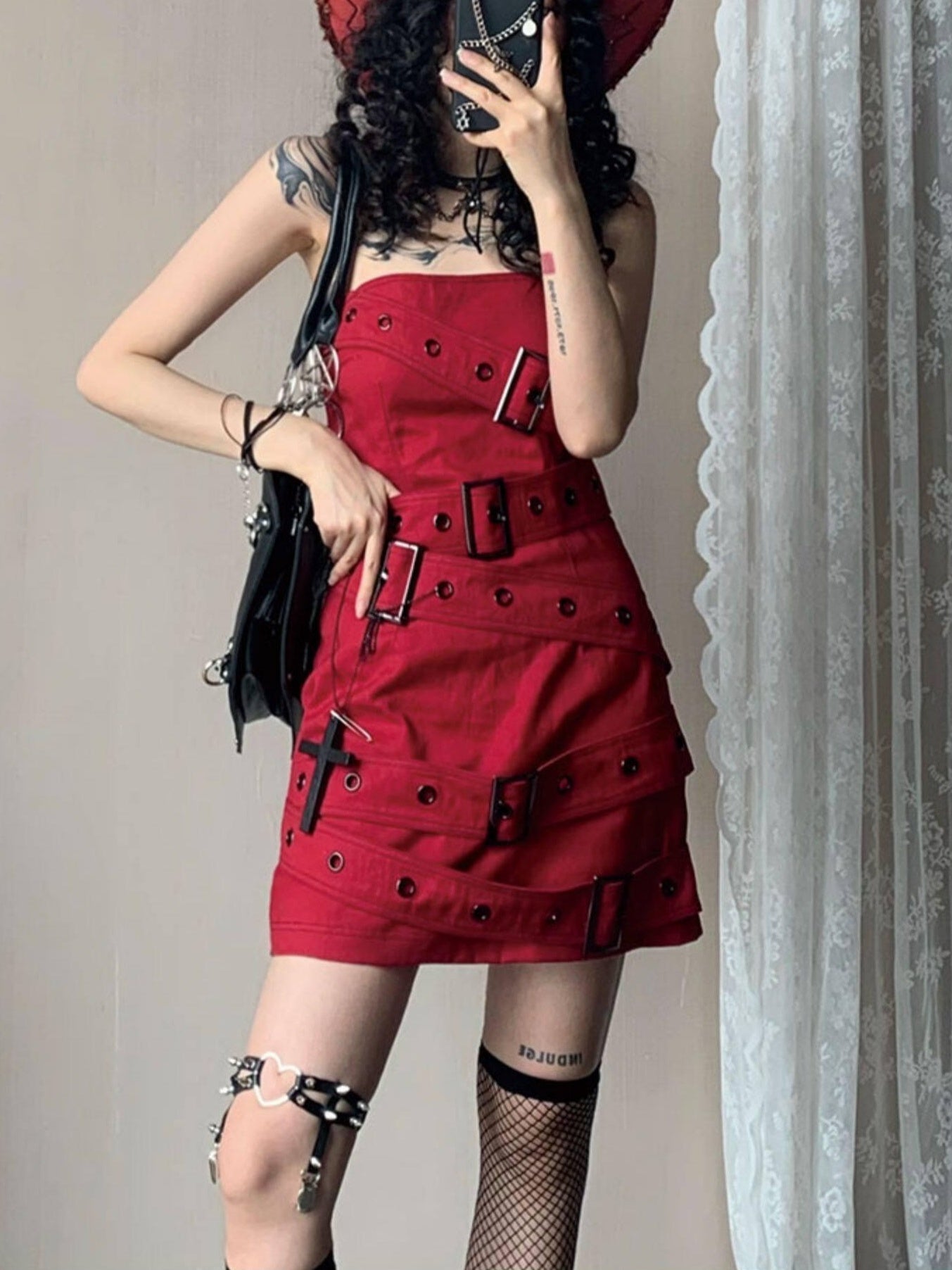 WSW Cotton Sexy Bodycon Tube Sleeveless Party Women Red Black Strapless Mini Dresses