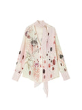 OfAkiva_Breathable_Polka_Dot_V-neck_Tie_Waist_Slim_Fit_Casual_Long_Sleeve_Women_Blouses_MISSTT
