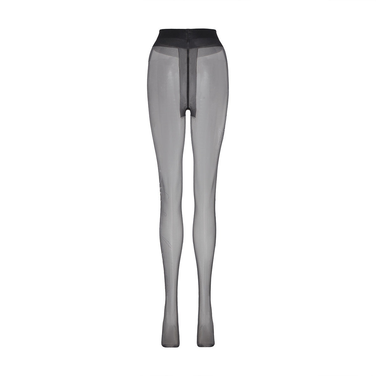 JYOSEI_Butt_Lifting_Ultra_Sheer_Sexy_T_Gusset_Nylon_Spandex_Letter_Print_Black_Hosiery_MISSTT