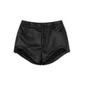 ZERO_Flattering_High_Waist_Street_Straight_Women_Black_Pu_Zipper_Mini_Shorts_MISSTT