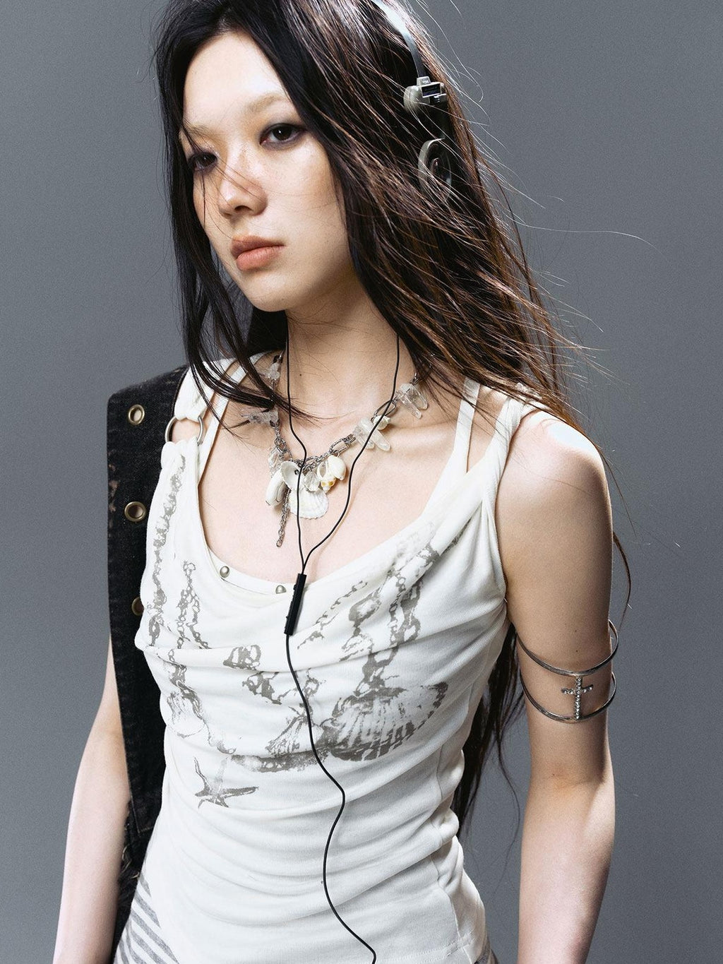 Cest Nous Sparkling Original Artificial Crystal Chain Women Silver Jewelry Necklaces