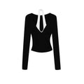 ZERO_Faux_Two_Piece_Slim_Korean_U_Neck_Cropped_Pullover_Women_Viscose_Knitwear_MISSTT