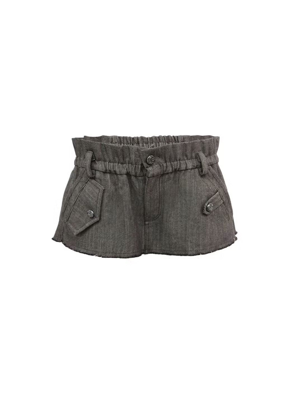 Flowers_birds_Market_Comfortable_Grey_Brown_Short_Skirt_Style_Casual_Women_S_M_L_Skorts_MISSTT