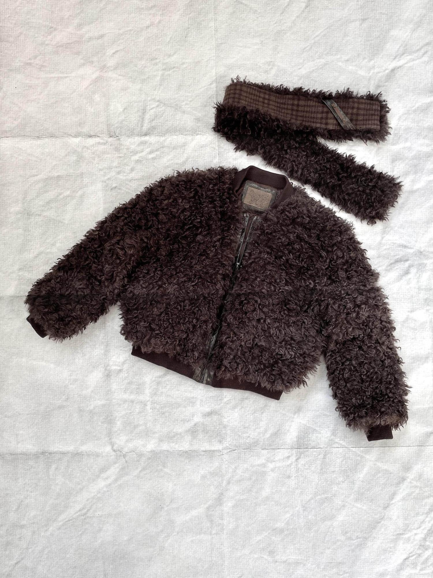 Flowers birds Market Insulated Sherpa Collar Warm Oversized Street Zip Front Women Puffer Jackets