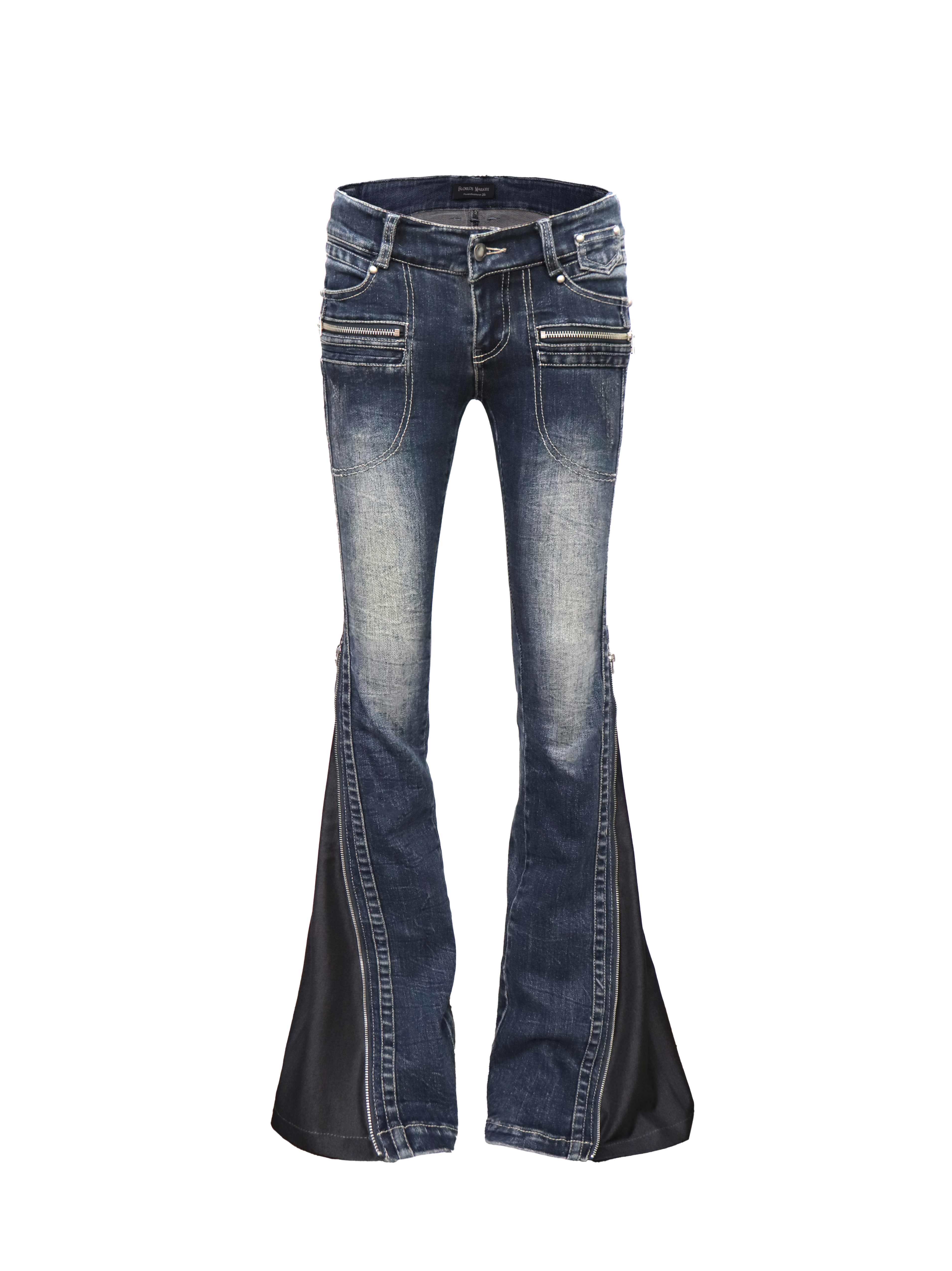 Flowers_birds_Market_Medium_Stretch_Vintage_Washed_Slim_Natural_Waist_Women_Deep_Indigo_Skinny_Jeans_MISSTT