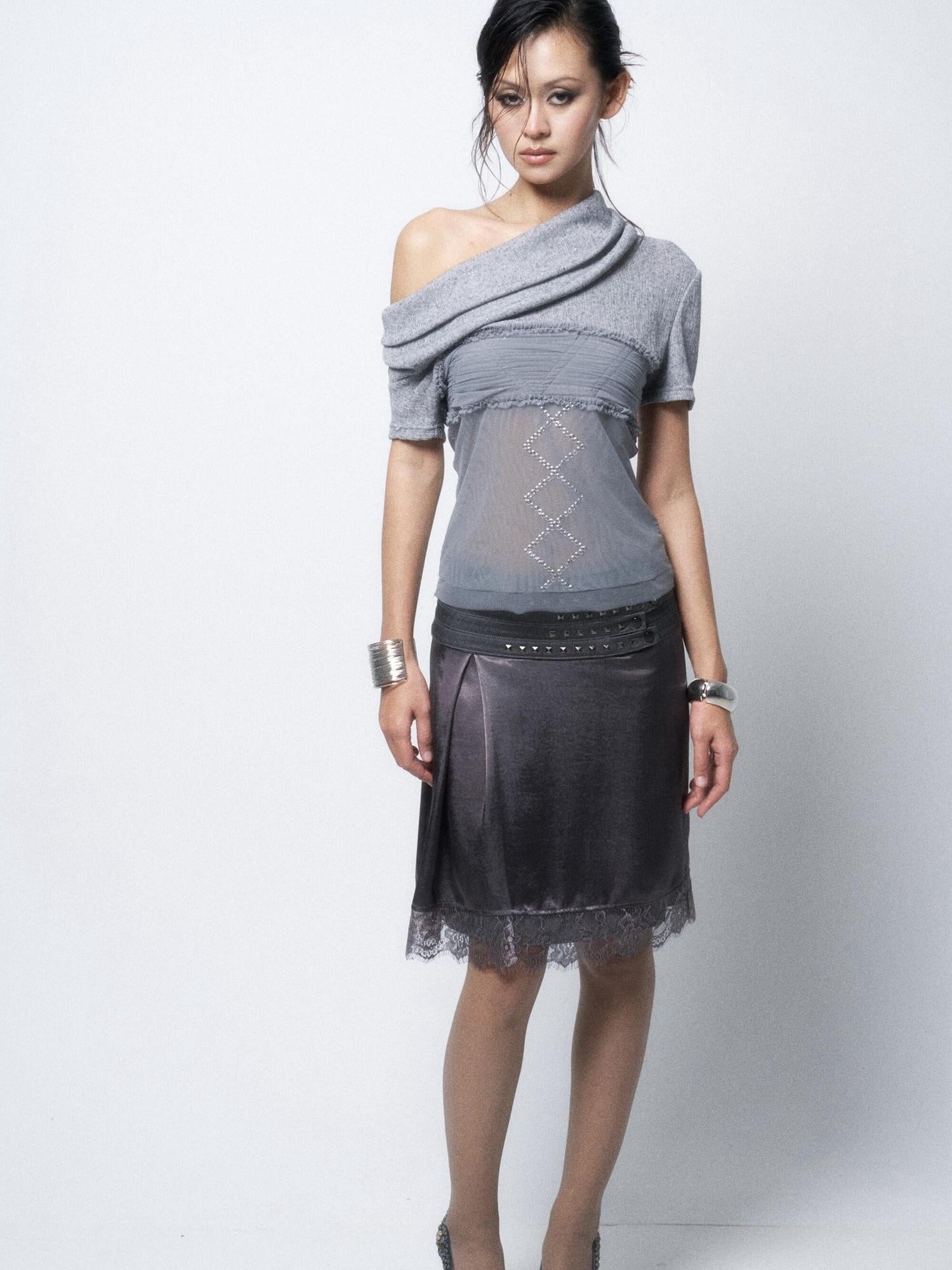 Flowers birds Market Patchwork Slim One Shoulder Cotton Women Blue Short Sleeve T-Shirts