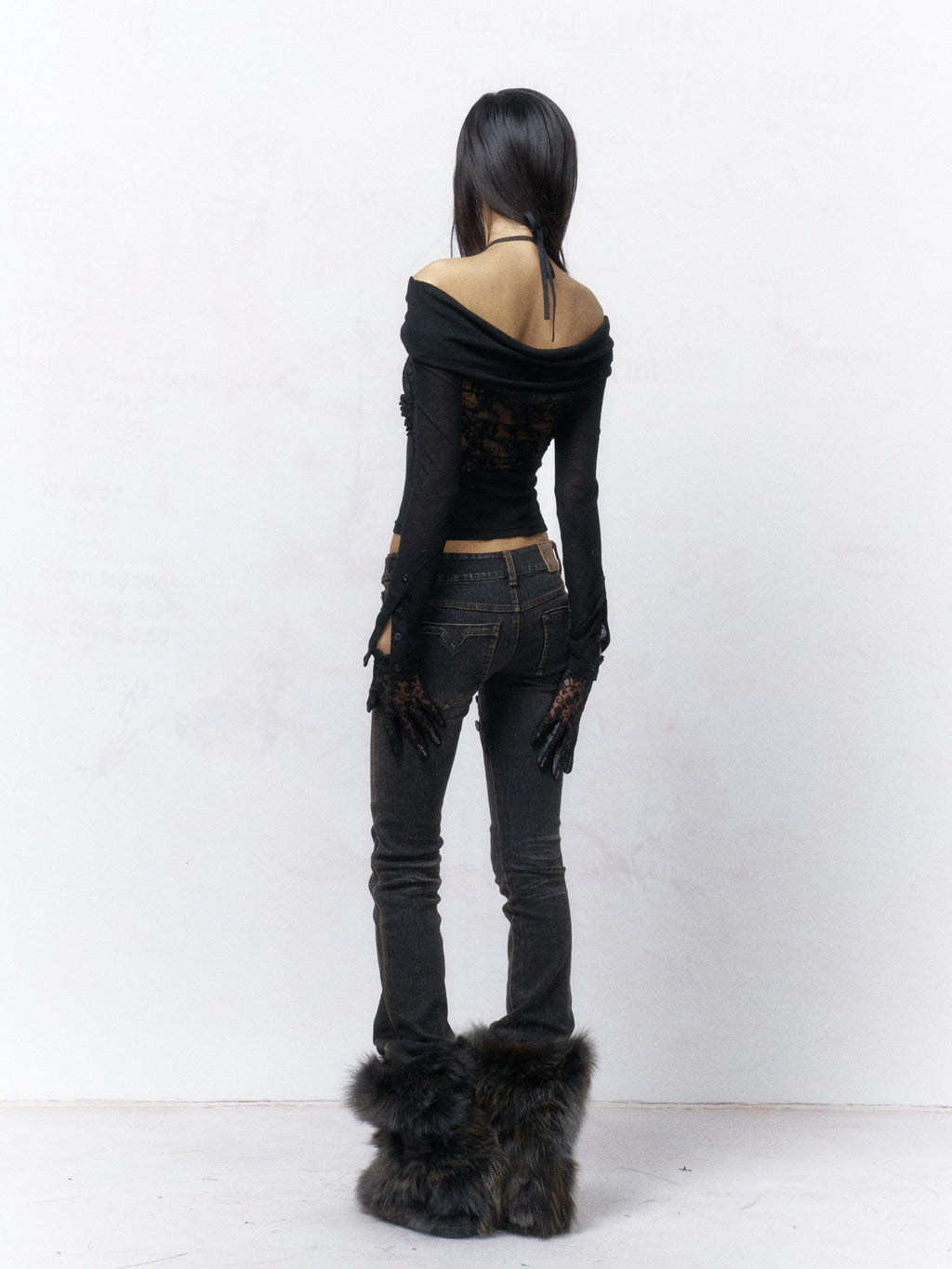 Flowers birds Market Pure Cotton Patchwork Knit Elegant Slim Crop Women Black Short Sleeve T-Shirts