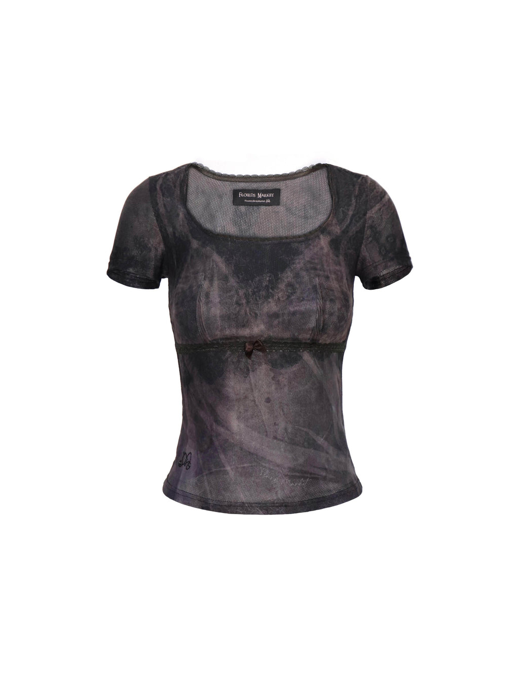 Flowers_birds_Market_Sexy_Slim_Fit_Mesh_Lace_Women_Butterfly_Print_Crop_Short_Sleeve_T-Shirts_MISSTT