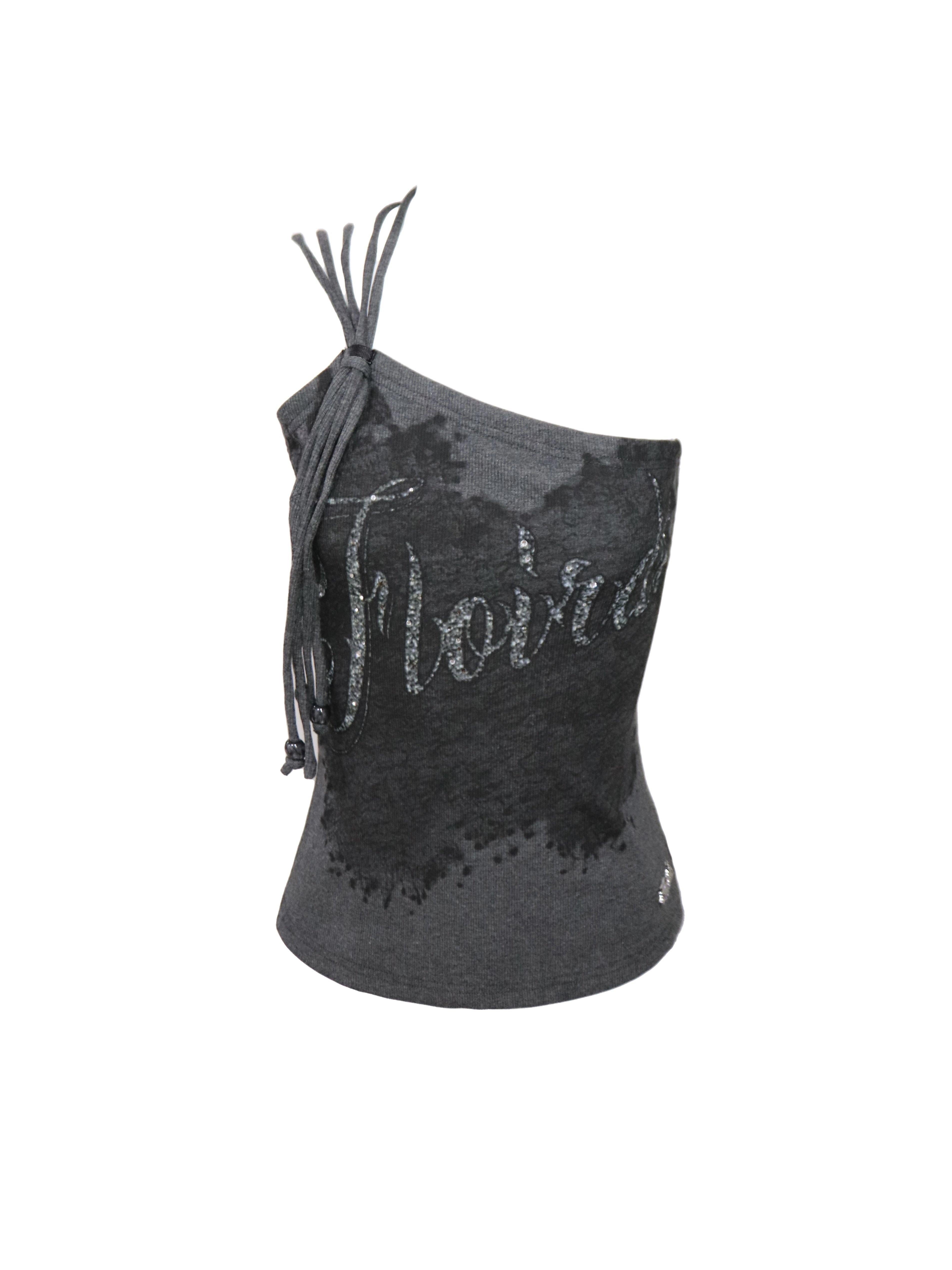 Flowers_birds_Market_Soft_Stretch_Cotton_Letter_Print_Tie_Strap_Asymmetric_Original_Women_Camisoles_MISSTT