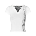 JYOSEI_Breathable_Lace_Cutout_Street_Slim_V-neck_Women_Letter_Print_Basic_Crop_Tops_MISSTT