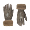 JYOSEI_Elastic_Midweight_Full_Finger_Pu_Stretch_Women_Black_Red_Brown_Gloves_MISSTT