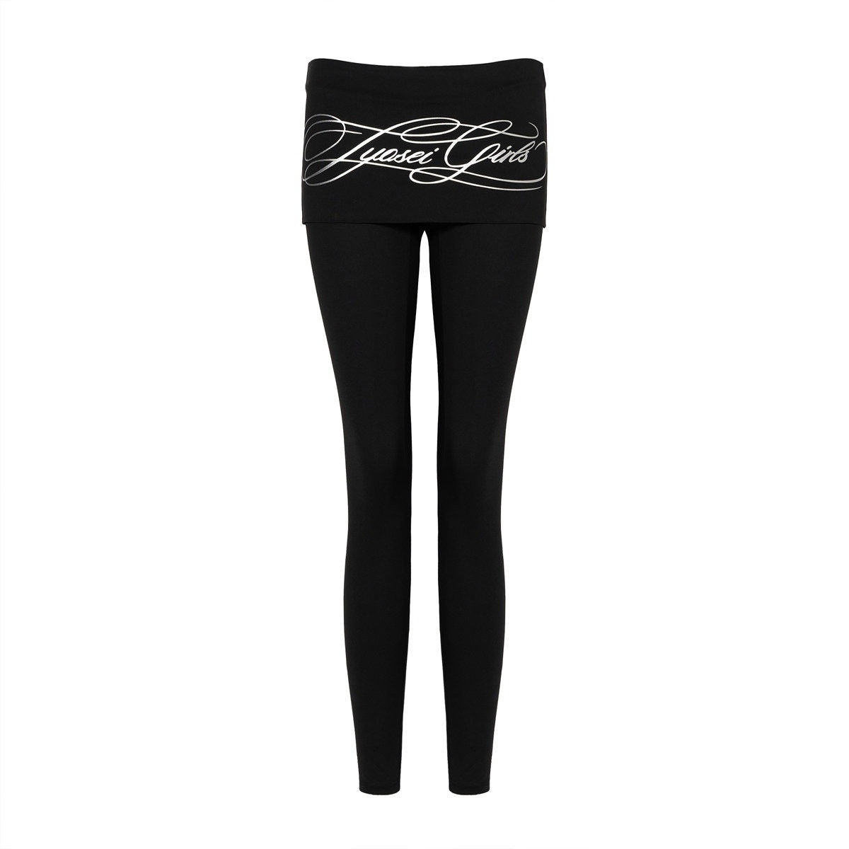 JYOSEI_High_Stretch_Shaping_Euro_Spliced_Skinny_Elastic_Waist_Women_Black_Leggings_MISSTT