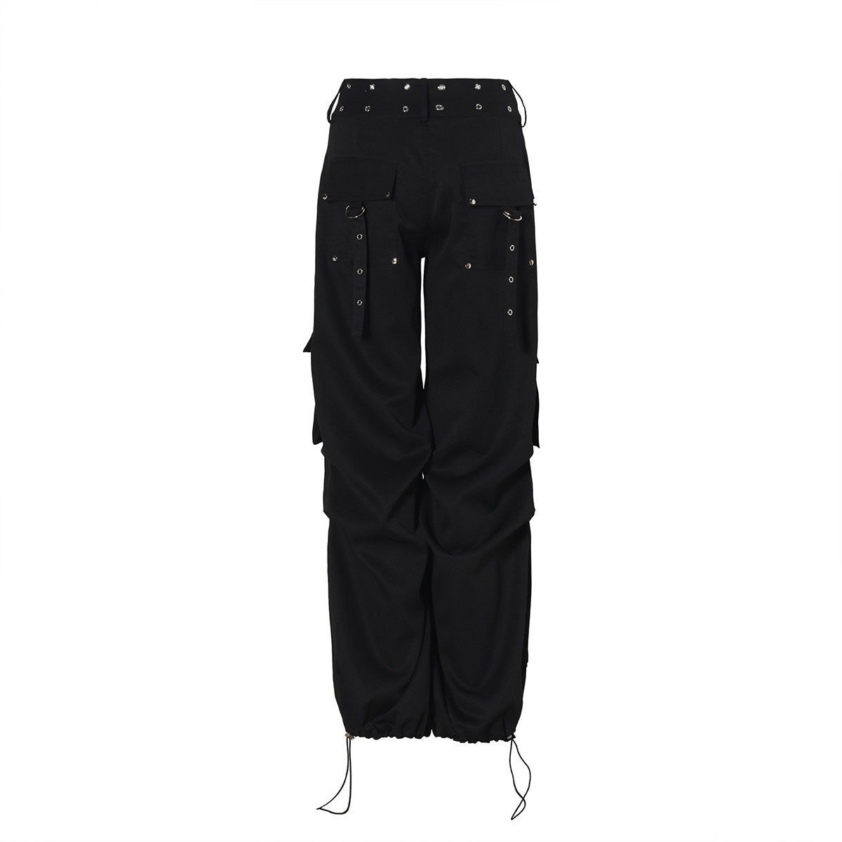 JYOSEI_Original_Pocket_Workwear_Loose_Mid_Rise_Metal_Trim_Women_Cargo_Pants_MISSTT