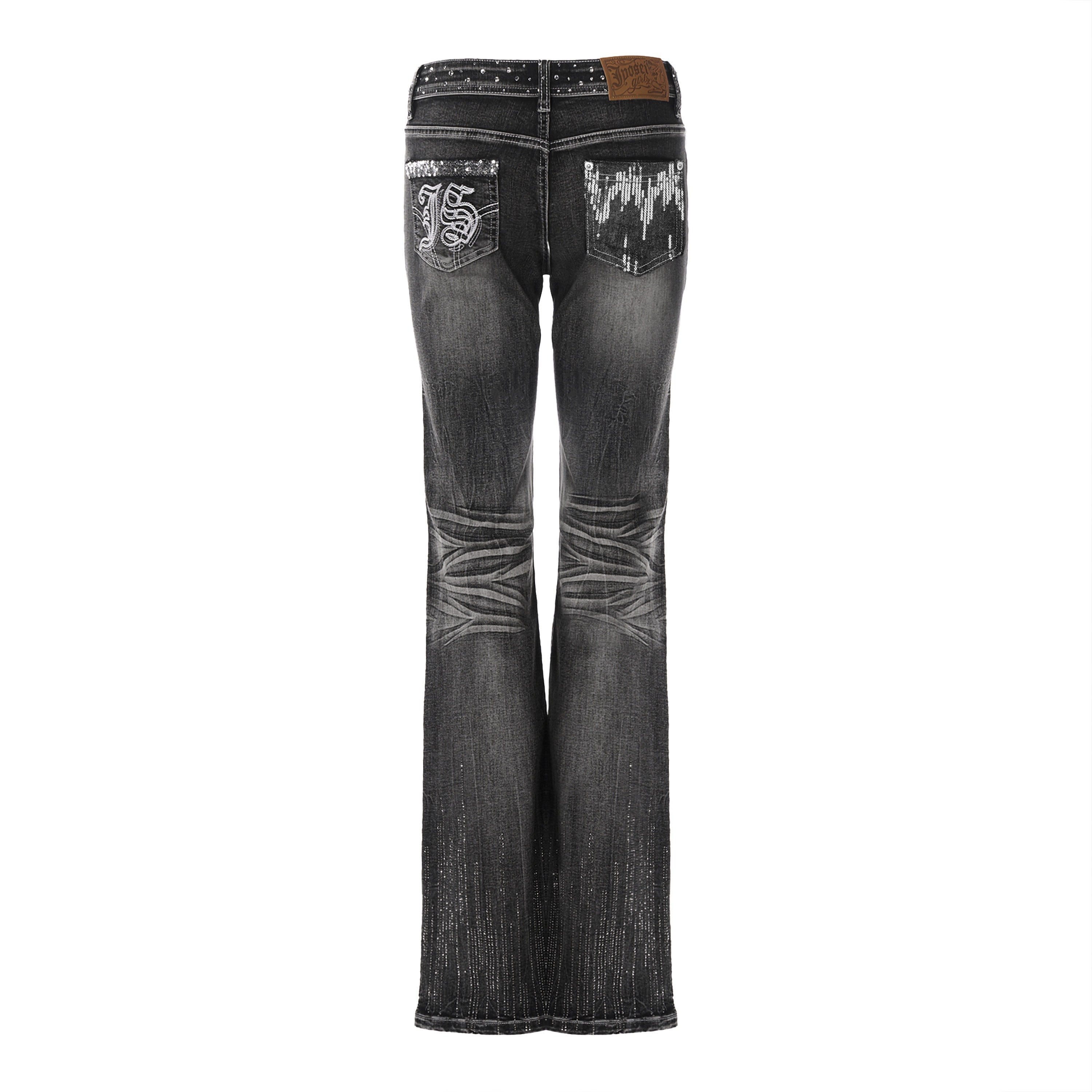 JYOSEI_Rhinestone_Embroidered_Low_Rise_Gradient_Wash_Slim_Fit_Women_Straight_Leg_Jeans_MISSTT