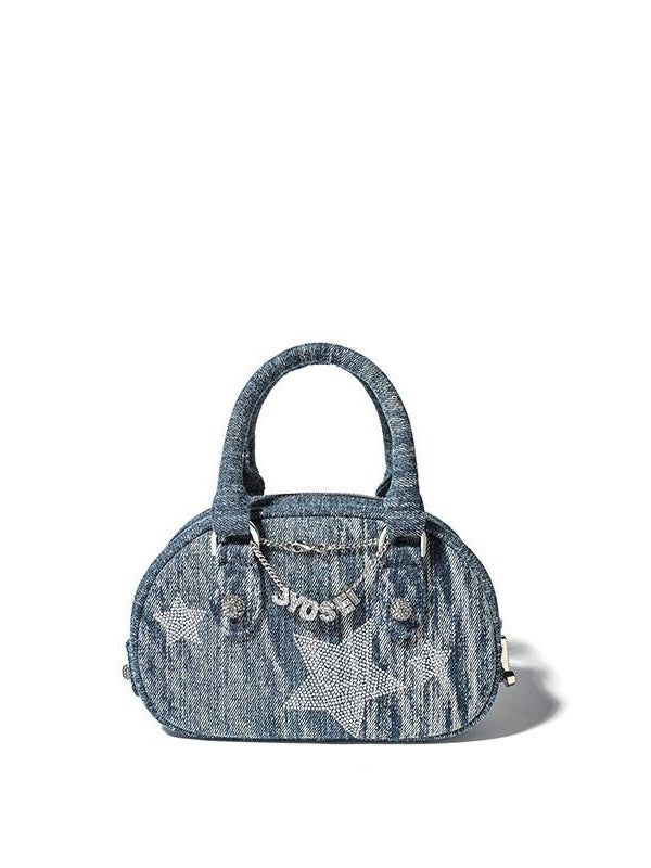JYOSEI Sexy Denim Mini Chain Shoulder Hot Girl Style Women Fashion Bags