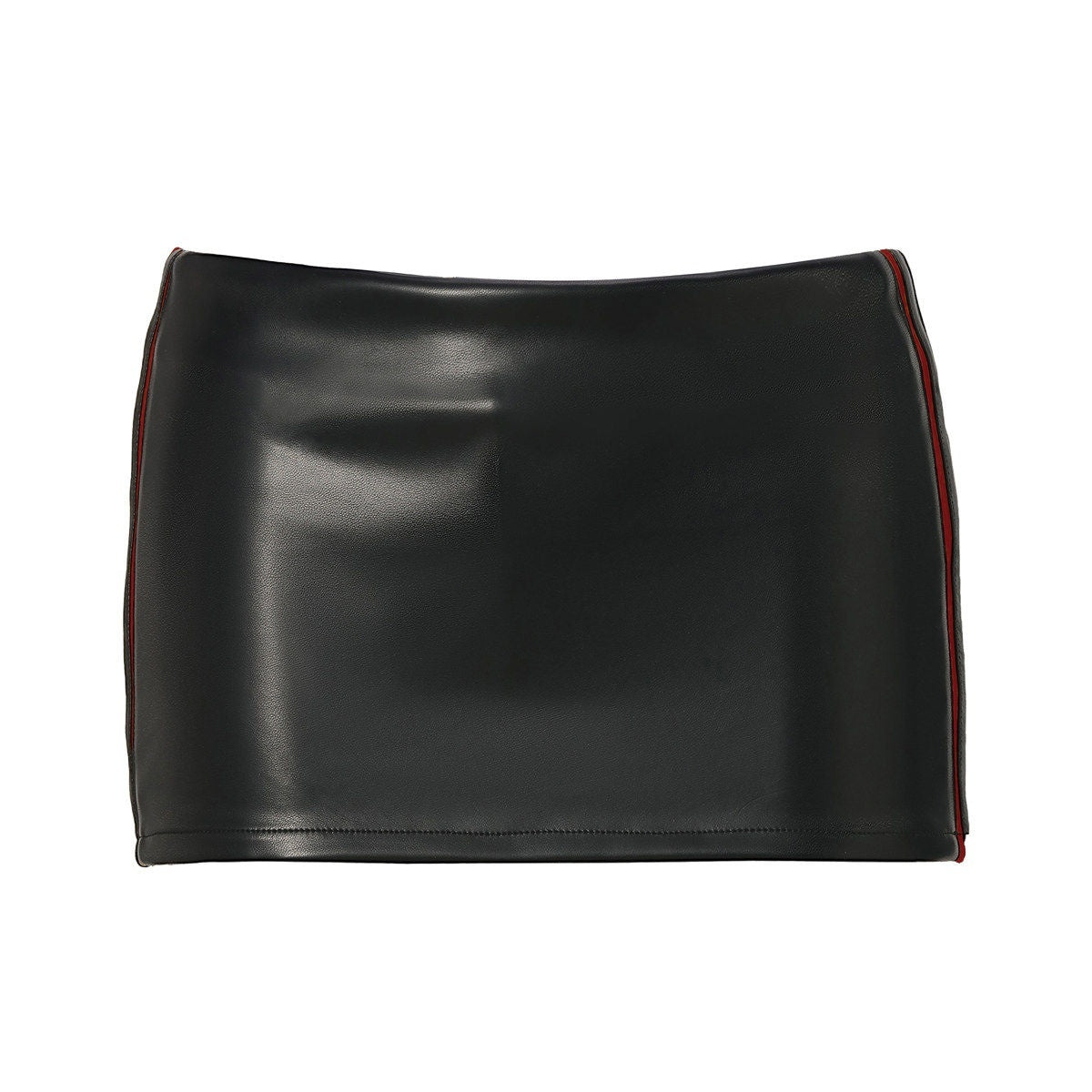 JYOSEI_Sexy_Zipper_Round_Neck_Polyester_Crop_Top_Mini_Skirt_Women_Top_&_Skirt_Sets_MISSTT
