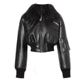 JYOSEI_Shiny_Pu_Zipper_Cropped_Loose_Street_Style_Youth_Casual_Black_Leather_Jackets_MISSTT