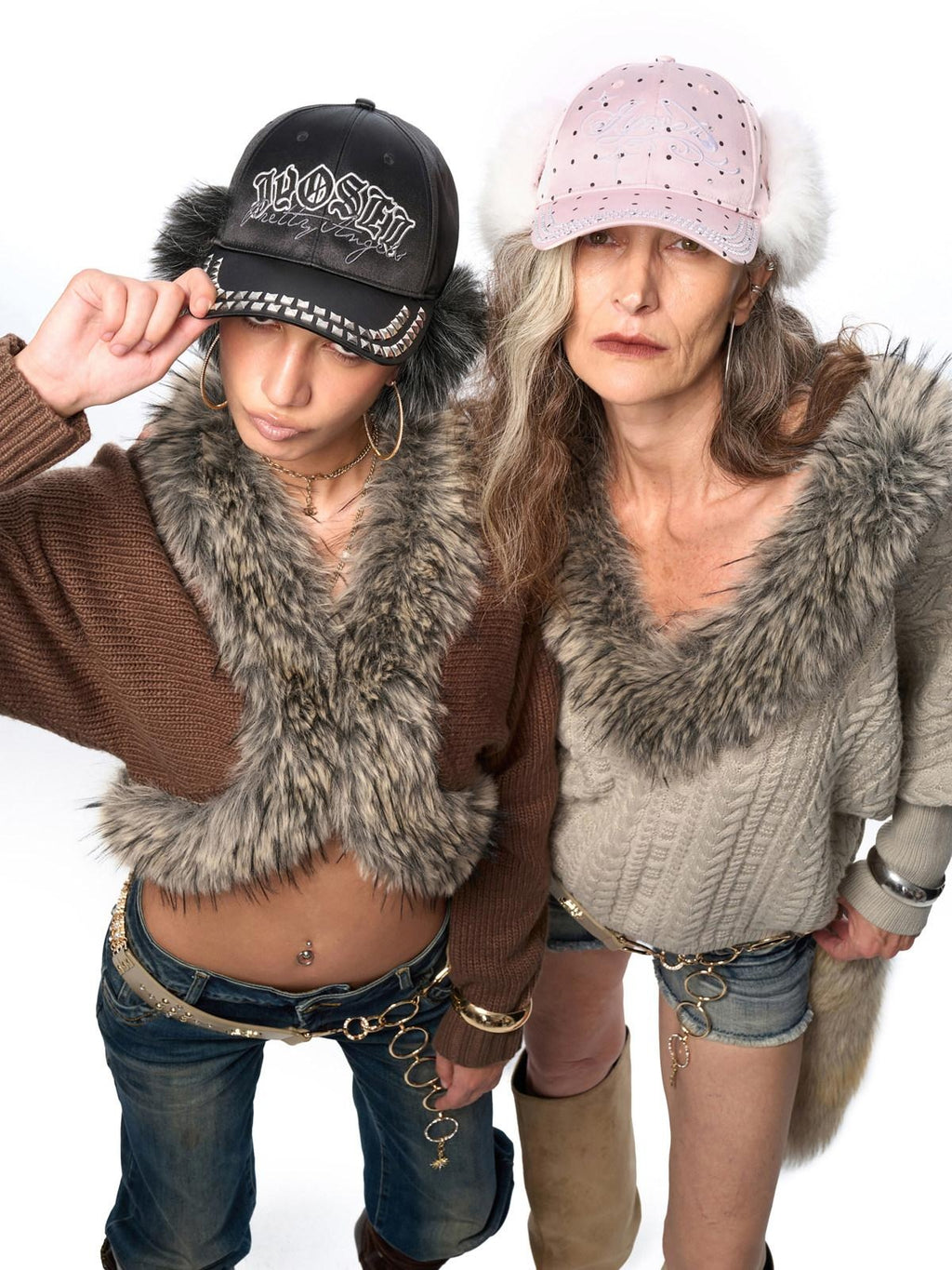 JYOSEI Soft Brown Oversized Cinched Waist Batwing V-neck Cardigan Sweaters