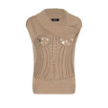 JYOSEI_Soft_Wool_Blend_Slim_Fit_Asymmetric_Button_Light_Khaki_Knitted_Ladies_Tank_Tops_MISSTT
