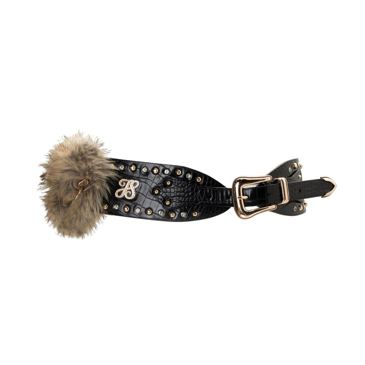 JYOSEI_Studded_Embossed_Letter_Y2K_Street_Casual_Pu_Pin_Buckle_Detachable_Chain_Belts_MISSTT
