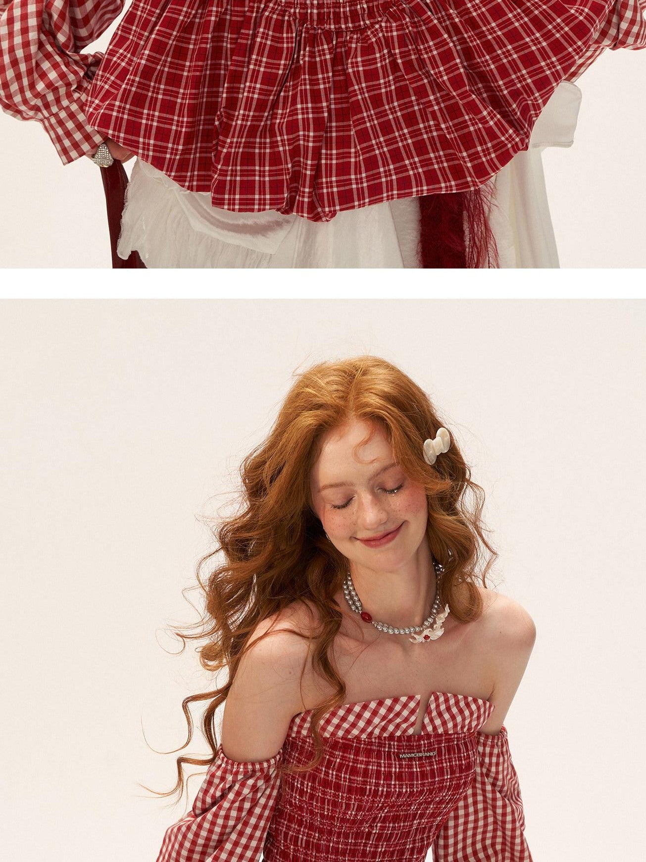 MAMC 100 Percent Cotton Cinched Waist Strapless Bubble Skirt Sweet Sassy Mini Dresses