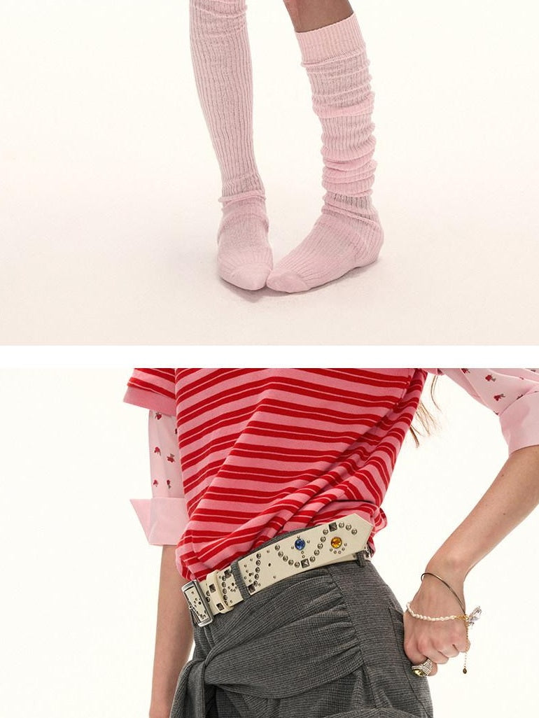 MAMC Asymmetrical Patchwork Straight Natural Waist Zipper Grey Women Mini Shorts