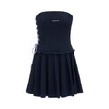 MAMC_Cinched_Waist_Princess_Two_Piece_Shirt_Collar_Mini_Tulle_Skirt_Top_&_Skirt_Sets_MISSTT
