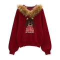 MAMC_Cute_Animal_Print_Commuter_Loose_Fit_Hooded_Women_Knit_Pullover_Sweaters_MISSTT