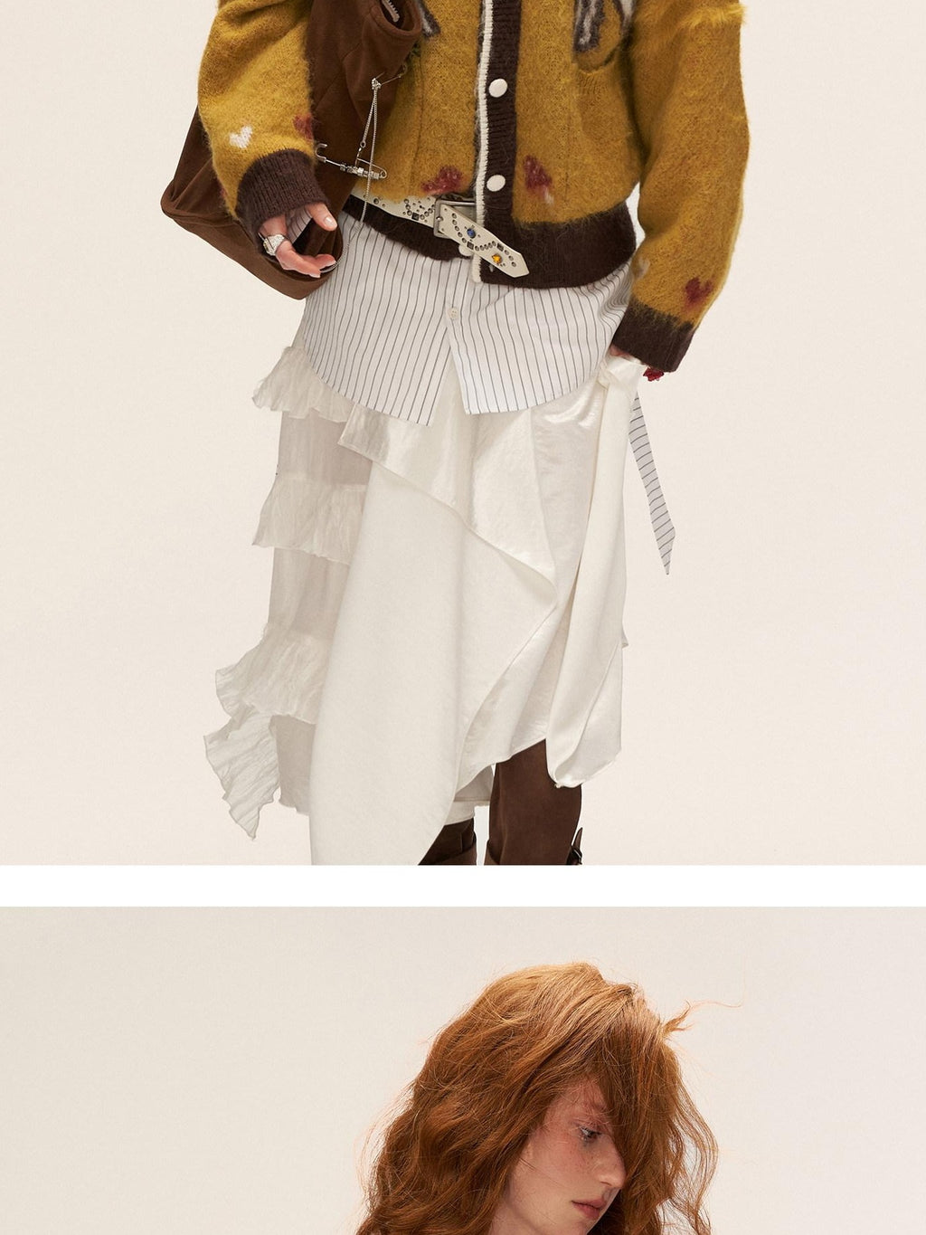 MAMC Cute Butterfly Loose Button Knit Casual Women Round Neck Long Sleeve Cardigans