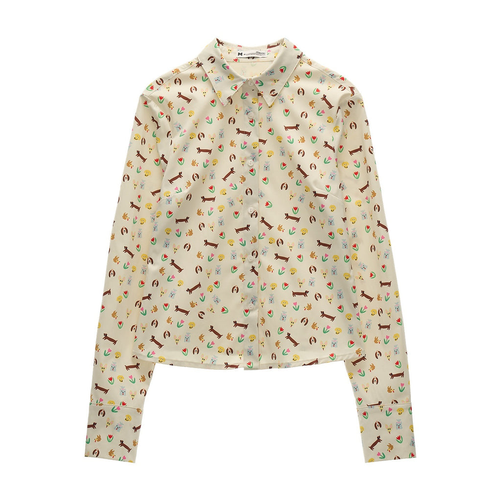 MAMC_Cute_Slim_Button_Collared_Long_Sleeve_Animal_Print_Beige_Casual_Girl_Blouses_MISSTT