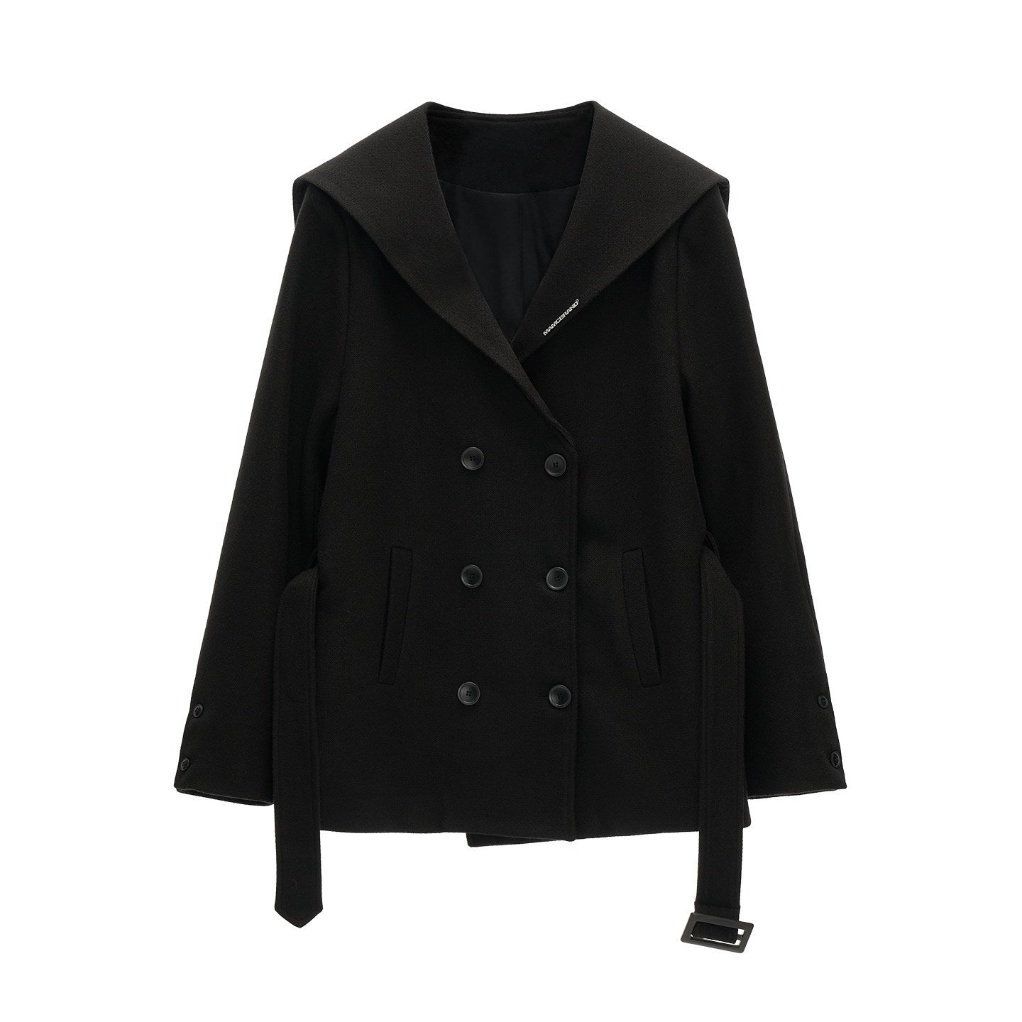 MAMC_Double_Breasted_Buttons_Minimal_Straight_Fit_Black_Polyester_Cropped_Jackets_MISSTT