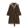 MAMC_Double_Breasted_Minimal_Commuter_Loose_Fit_Office_Brown_Polyester_Long_Coats_MISSTT