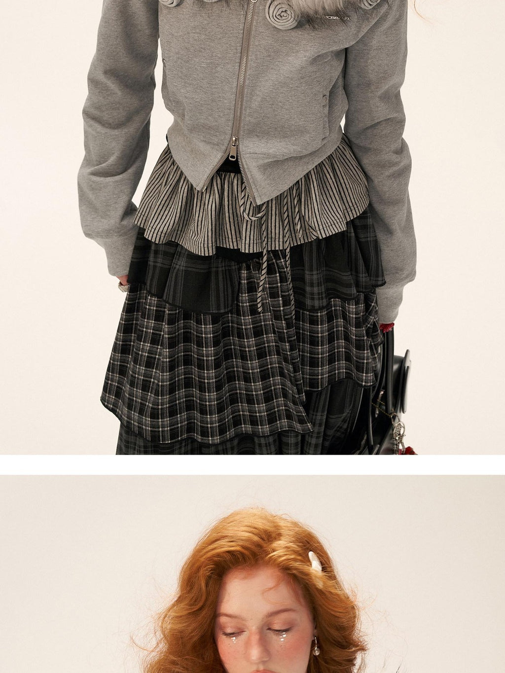 MAMC Elegant 100 Percent Cotton Cropped Detachable Floral Everyday Women Jackets