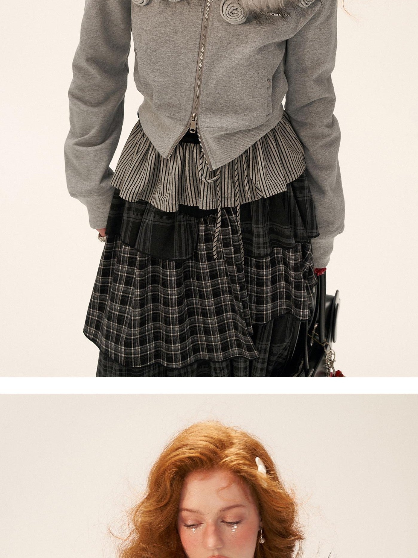 MAMC Elegant 100 Percent Cotton Cropped Detachable Floral Everyday Women Jackets