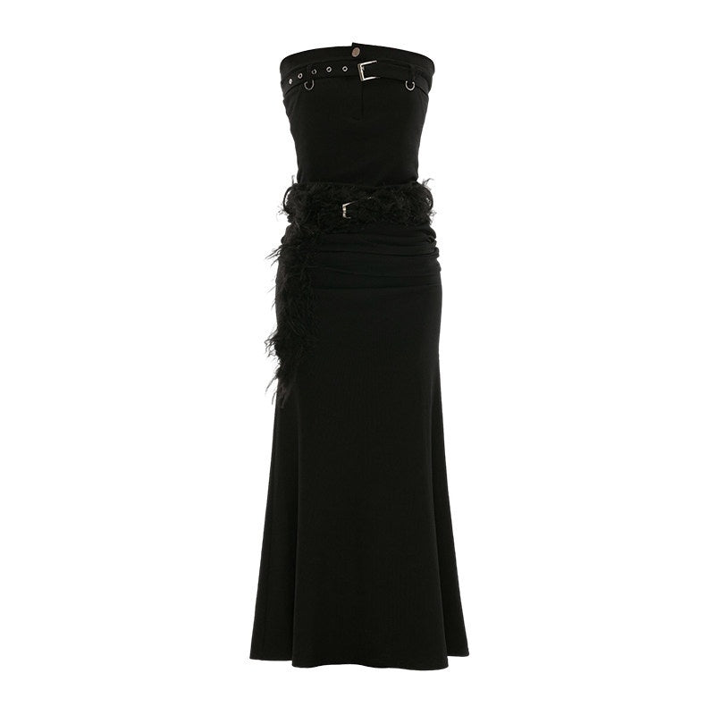MAMC_Elegant_Off_Shoulder_Slim_Waist_Sleeveless_Black_Bodycon_Maxi_Dresses_MISSTT