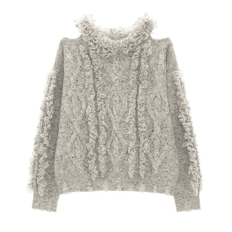 MAMC_Fringe_Oversized_Minimal_Office_Round_Neck_Longsleeve_Acrylic_Wool_Knitwear_MISSTT