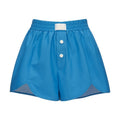 MAMC_High_Waist_Button_Detail_Minimal_Versatile_Wide_Leg_Loose_Blue_Mid-Length_Shorts_MISSTT