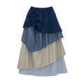 MAMC_Layered_Casual_Loose_Mid_Waist_Flowy_Fairy_Women_Blue_Gray_Maxi_Skirts_MISSTT