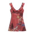MAMC_Natural_Waist_Aline_Colorblock_Plaid_U_Neck_Sleeveless_Red_Mini_Dresses_MISSTT
