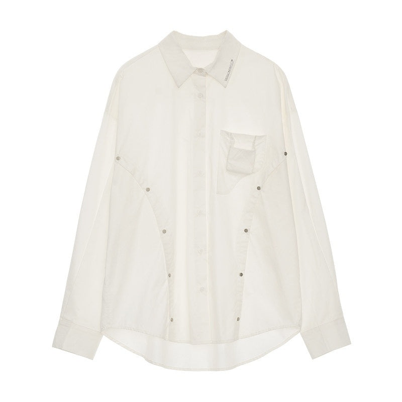 MAMC_Pure_Cotton_Long_Sleeve_Collared_Minimalist_Workwear_Tie_Neck_Office_Blouses_MISSTT