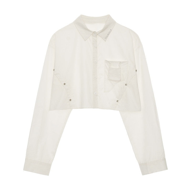 MAMC_Pure_Cotton_Long_Sleeve_Collared_Minimalist_Workwear_Tie_Neck_Office_Blouses_MISSTT