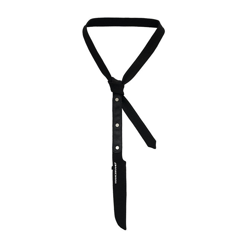 MAMC_Pure_Cotton_Long_Sleeve_Collared_Minimalist_Workwear_Tie_Neck_Office_Blouses_MISSTT