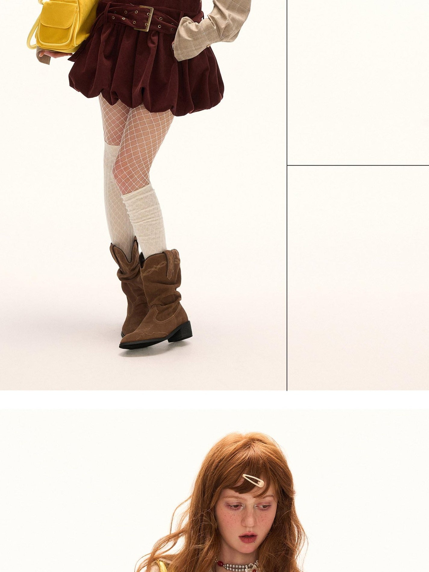 MAMC Pure Cotton Vintage Belted Pinafore Sleeveless Youth Casual Brown Mini Dresses