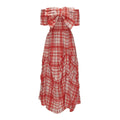 MAMC_Ruched_Cotton_Strapless_Casual_Vacation_Women_Red_Maxi_Dresses_MISSTT