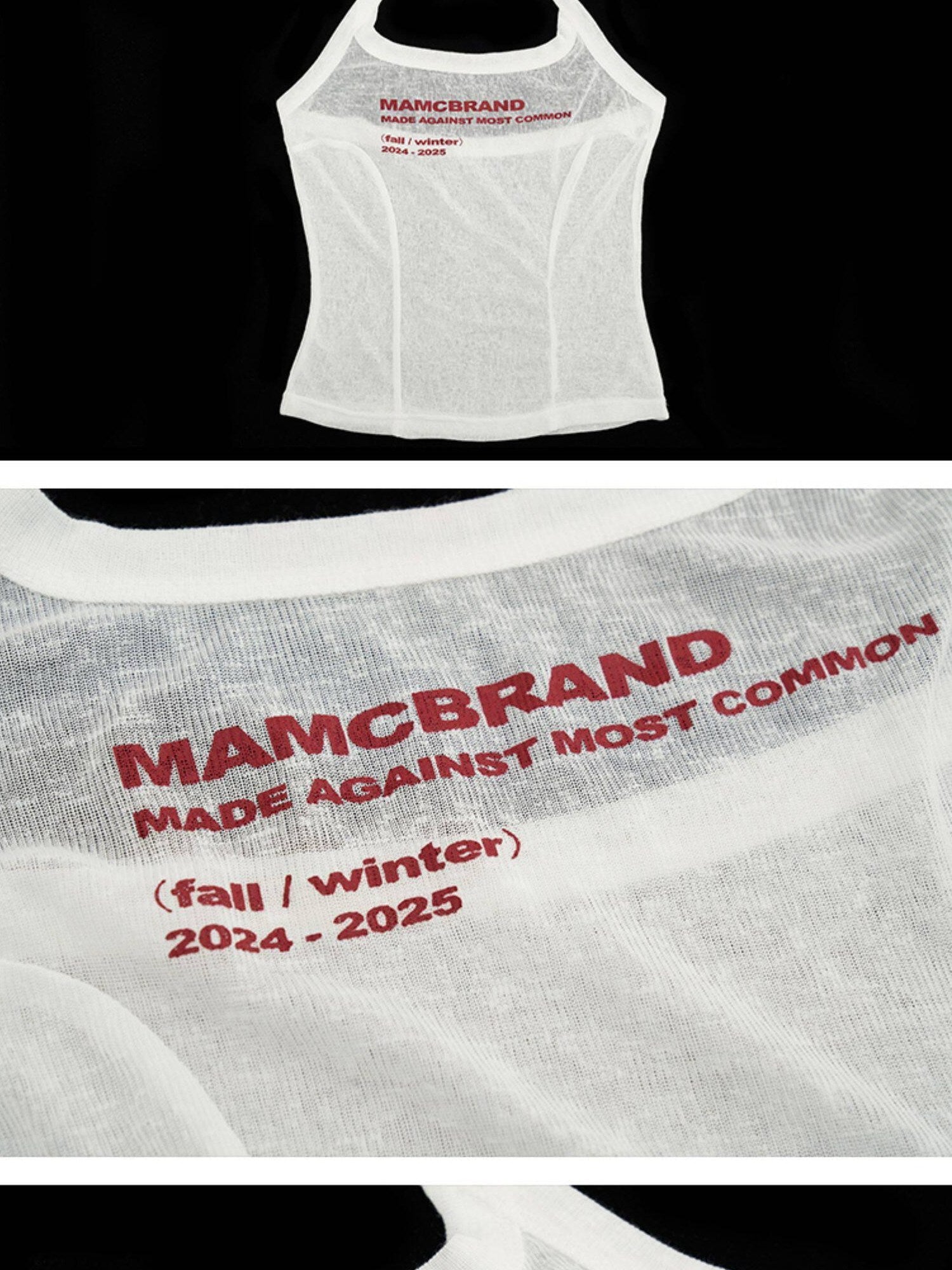 MAMC Sexy Slim Fit White Long Sleeve Letter Print Casual Off Shoulder Crop Tops