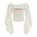MAMC_Slim_Fit_One_Shoulder_Puff_Long_Sleeve_Stretch_Blend_Crop_Off_Shoulder_Crop_Tops_MISSTT