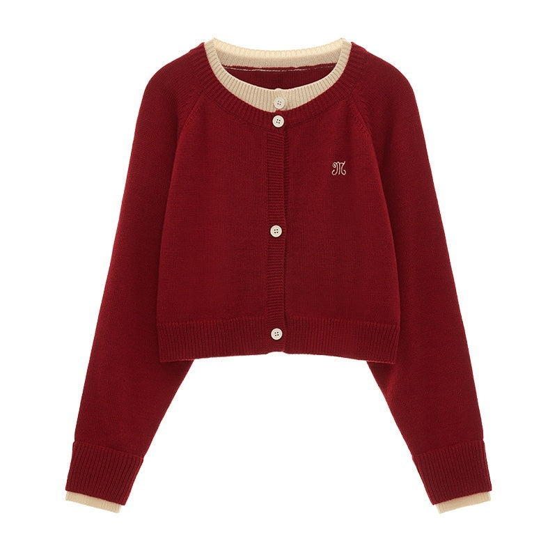 MAMC_Soft_Acrylic_Blend_Sweet_Preppy_Crewneck_Women_Button_Front_Cardigans_MISSTT