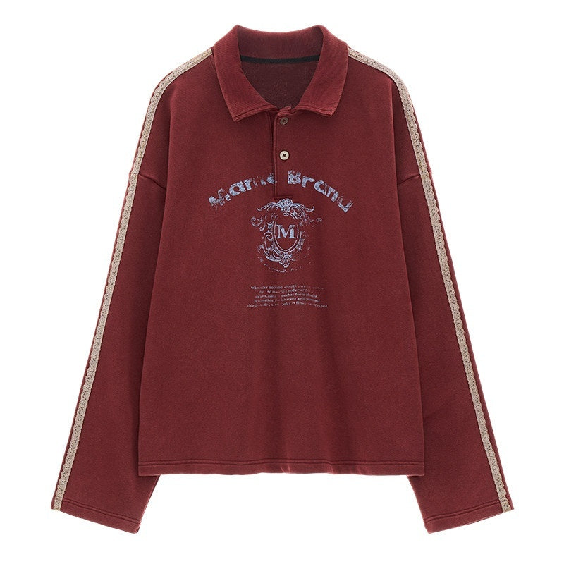 MAMC_Soft_Cotton_Blend_Polo_Collar_Loose_Fit_Long_Sleeve_Commuter_Lettered_Sweatshirt_MISSTT