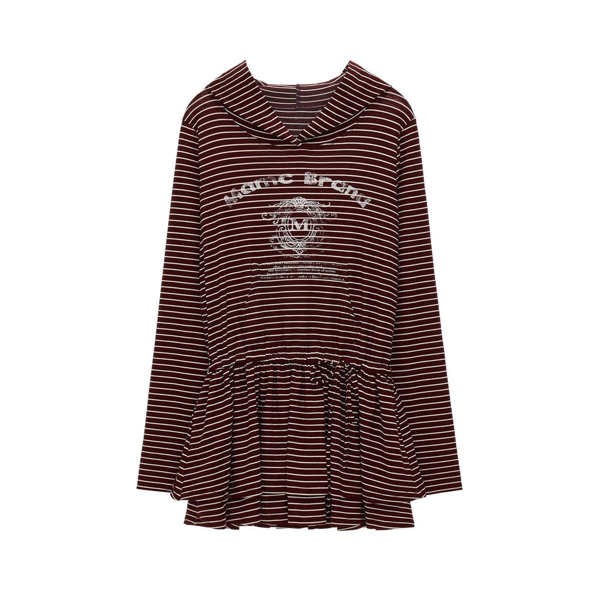 MAMC_Soft_Cotton_Casual_Hooded_Tie_Waist_Long_Sleeve_Youth_Black_Red_Mini_Dresses_MISSTT