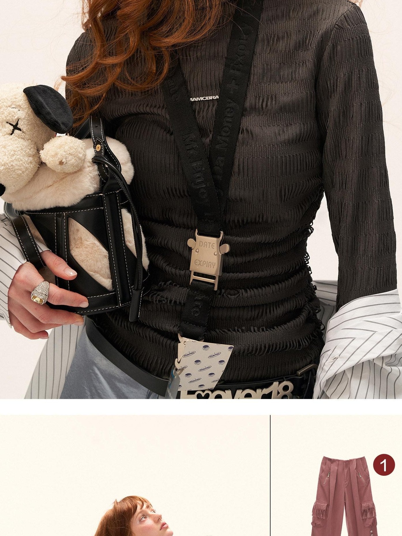 MAMC Stretch Slim Fit High Neck Textured Casual Women Long Sleeve T-Shirts